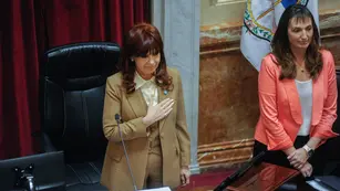 Cristina Kirchner en el Senado. Federico López Claro