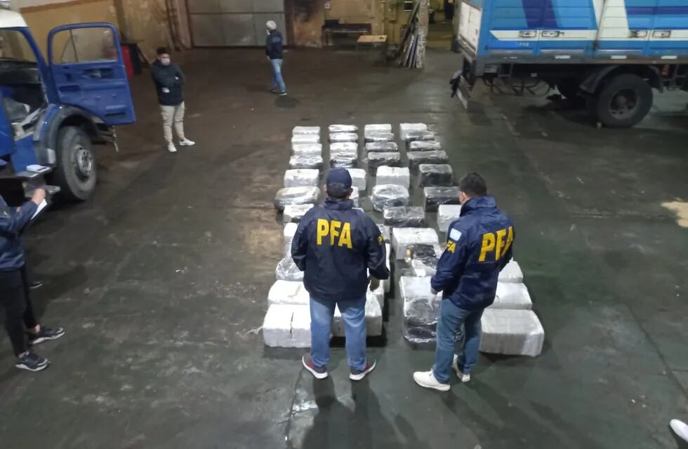 La droga era distribuida en Mendoza, CABA y Buenos Aires. /Gentileza Policía Federal