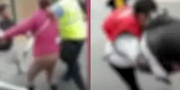 Hombre pelea con un adolescente en Perú