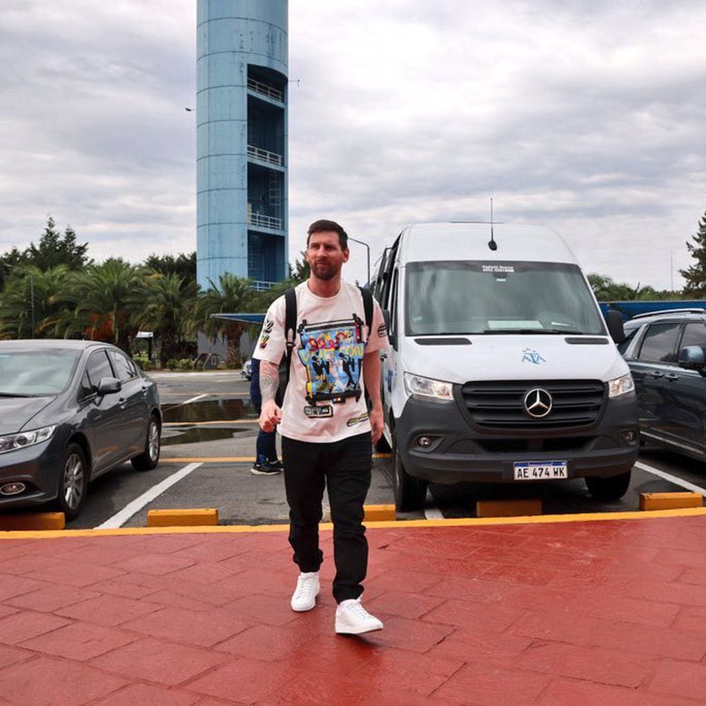 Leo Messi ya está en el país