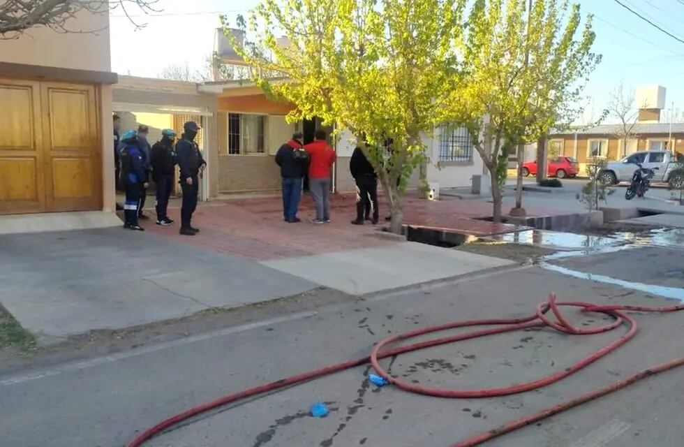 Incendio en Alvear: murió una mujer de 75 años (Foto: Gentileza Facebook / Alvear Hoy)