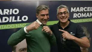 Mario Vadillo y Marcelo Romano en el búnker del Partido Verde
