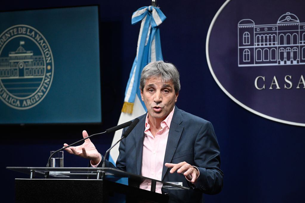 Luis Caputo, ministro de Economía de La Nación. / Foto: Mariana Nedelcu