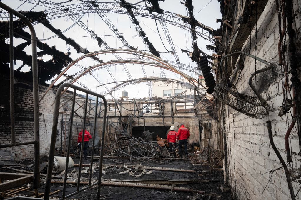 La Enkosala Gladys Ravalle quedó destruida por un incendio Foto: Ignacio Blanco / Los Andes