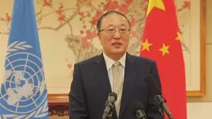 El embajador chino en la ONU, Zhang Jun