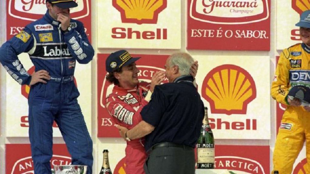 Senna y Fangio