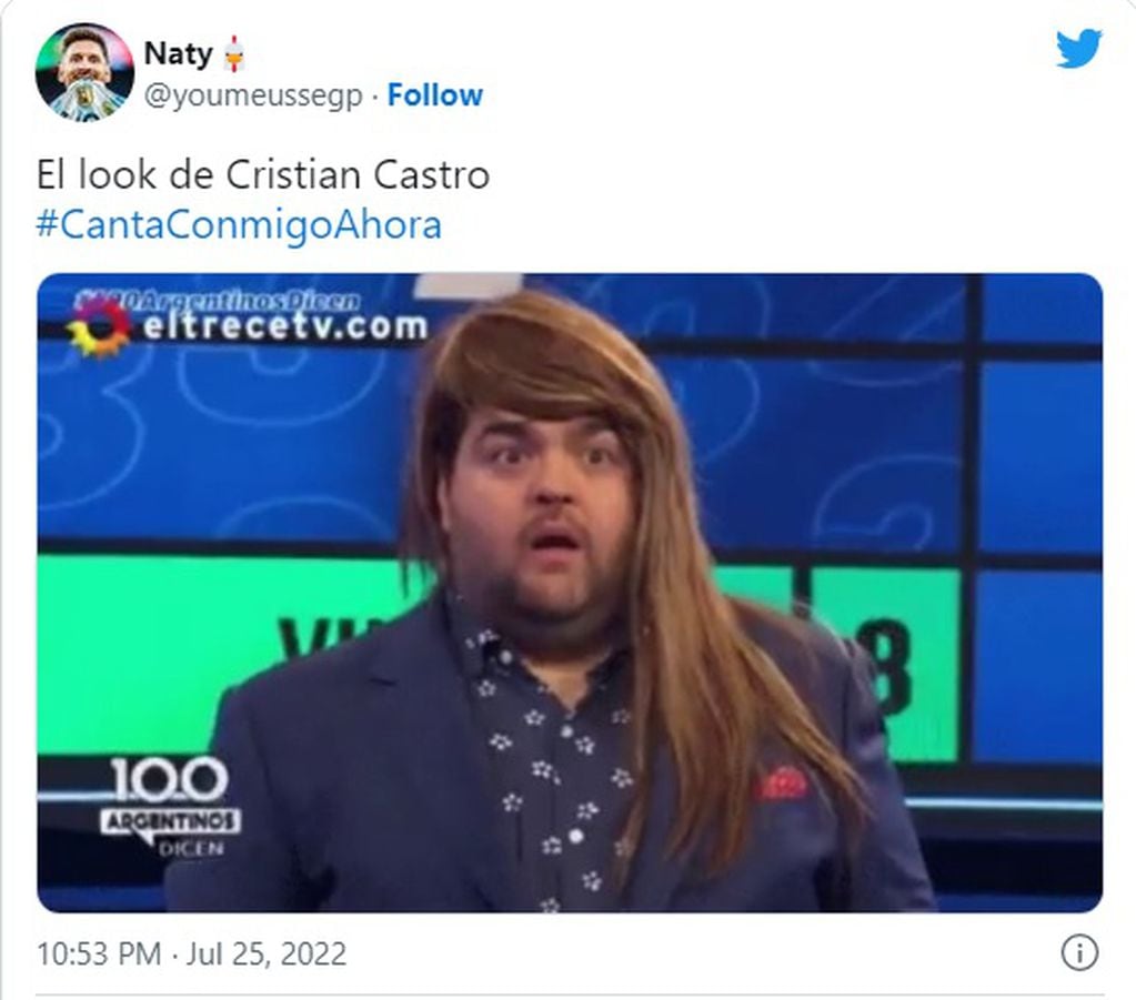 Compararon a Cristian Castro con Darío Barassi disfrazado