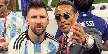 Salt Bae y Leo Messi