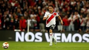 Pity Martínez rumbo al tercer gol de River (Twitter)