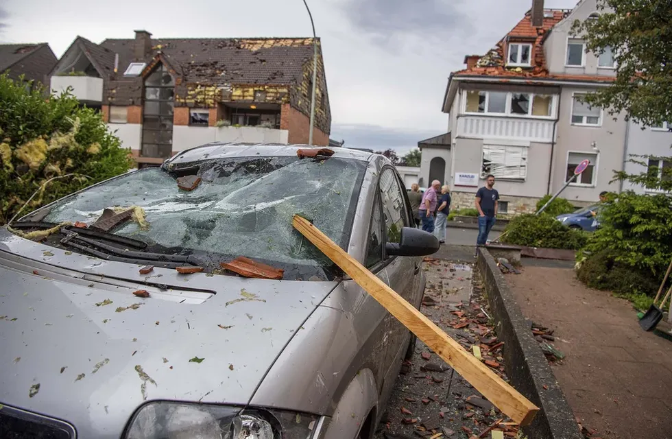 un tornado dejó 30 heridos y provocó destrozos en el oeste de Alemania. / Foto: AP