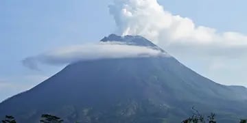 Volcán Merapi, Indonesia.