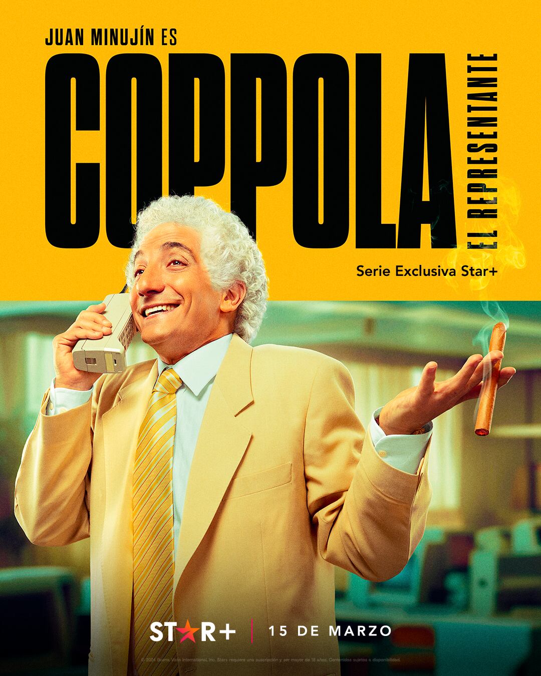 Poster oficial de "Coppola: el representante". (Foto: Prensa Star+)