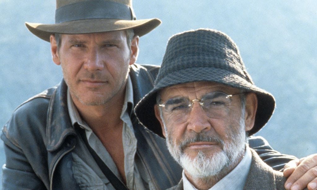 "Indiana Jones y la última cruzada", con Sean Connery. 
