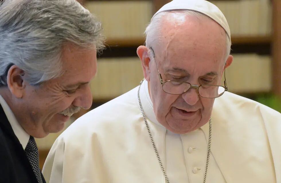 Durante su mandato, de 2019 a 2023, Fernández visitó al Papa dos veces: una en enero de 2020 en el Palacio Apostólico y otra en mayo de 2021 (Archivo)
