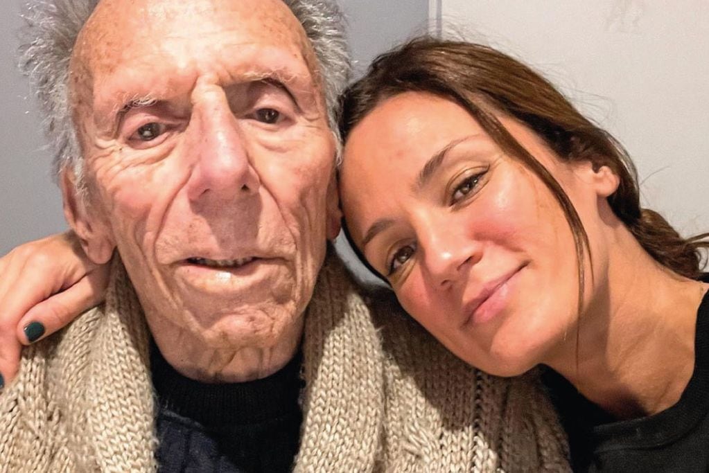 Paula Cháves y su abuelo. (Instagram Paula Chaves)