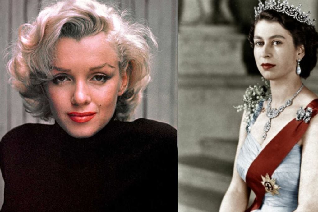 El momento en que Marilyn Monroe y la Reina Isabel II se conocieron, las dos tenían 26 años