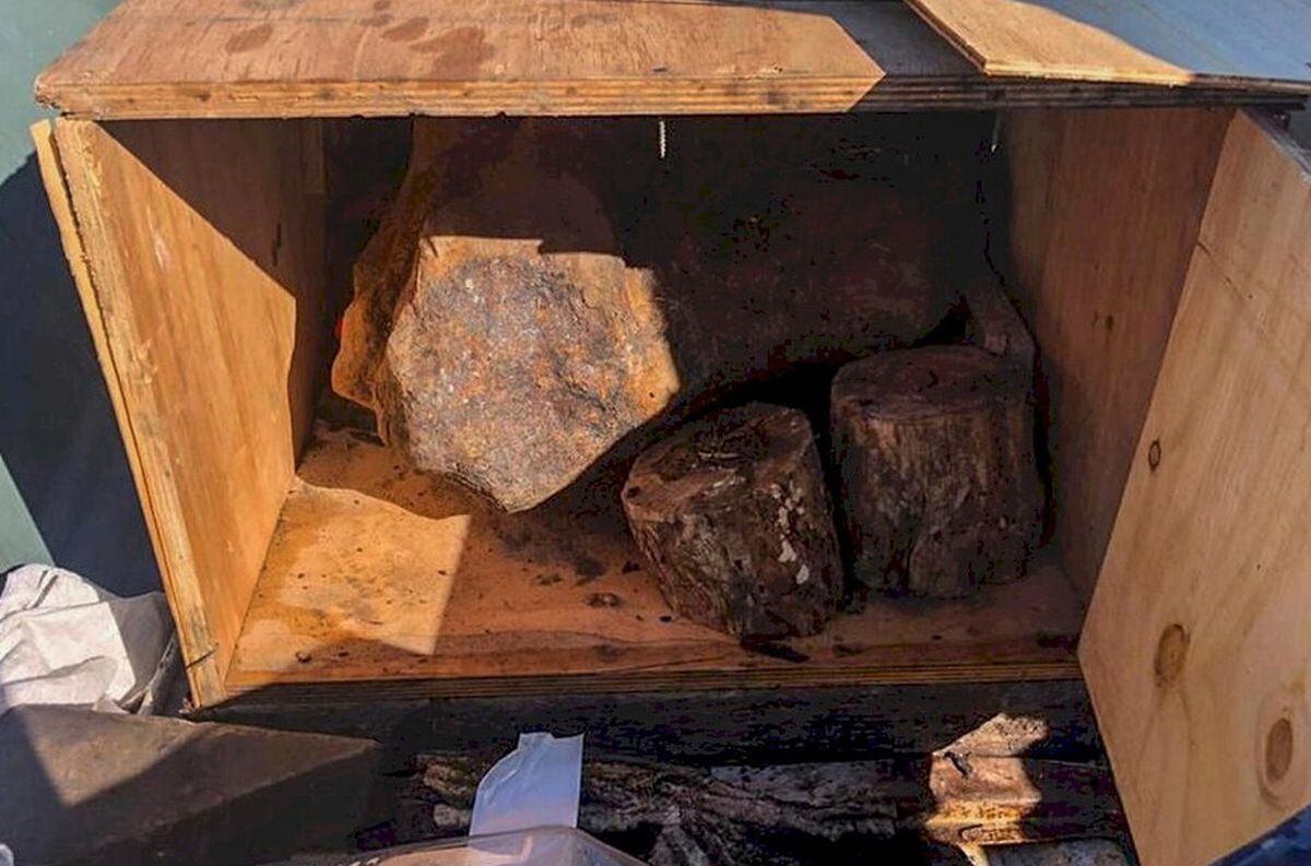 Un meteorito que había caído en Argentina fue incautado en Uruguay. Está valuado en un millón de dólares.