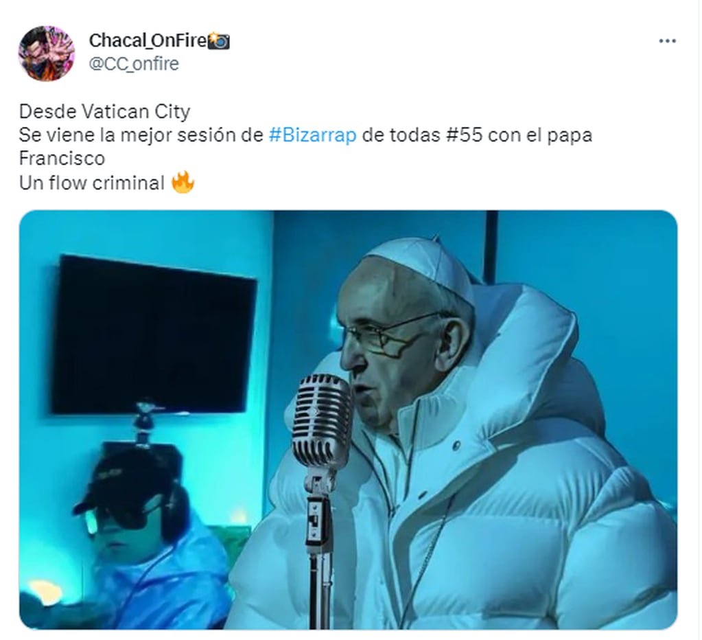 La imagen viral del Papa Francisco fue creada con Inteligencia Artificial - Twitter