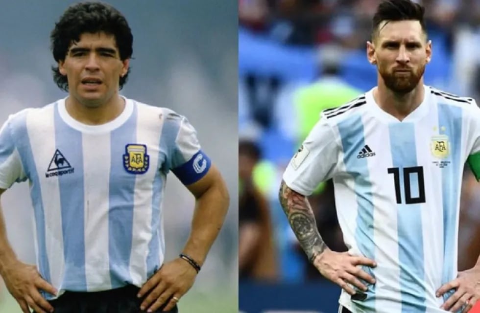 Messi el mejor de la historia para una revista inglesa y Maradona segundo.