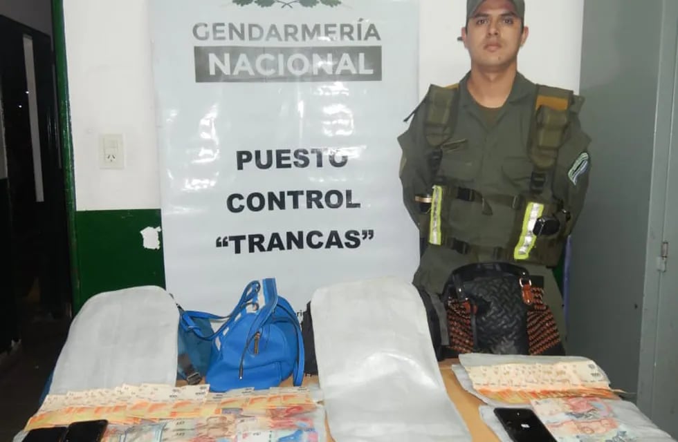 El destino final de la cocaína era la provincia de Mendoza. / Gentileza Gendarmería Nacional.