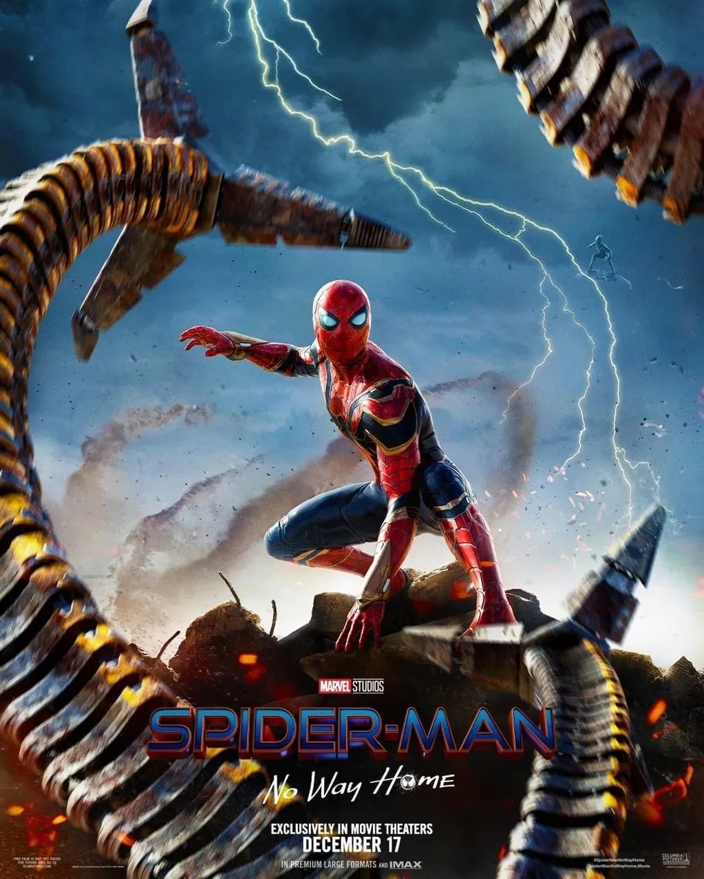 Poster oficial de Spider-man no way home.