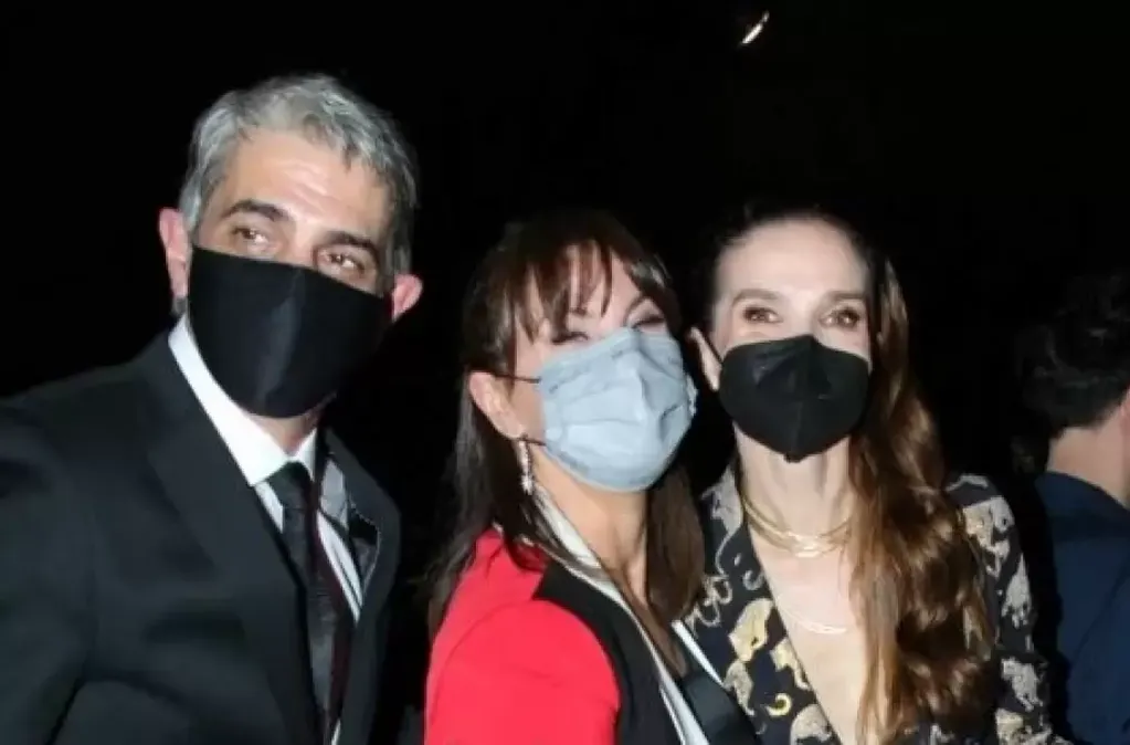 Natalia Oreiro, Pablo Echarri y Nancy Dupláa se encontraron en 2021. (Web).