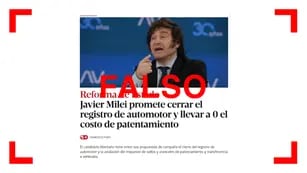 No, Clarín no publicó una noticia sobre una supuesta promesa de Javier Milei de cerrar el Registro Automotor, y esa propuesta no figura en su plataforma electoral