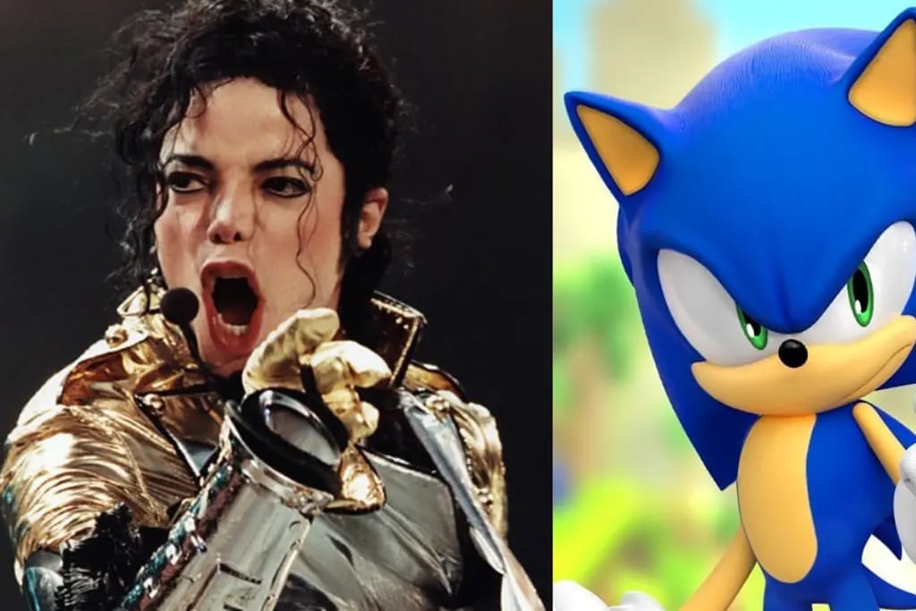 Michael Jackson y Sonic
