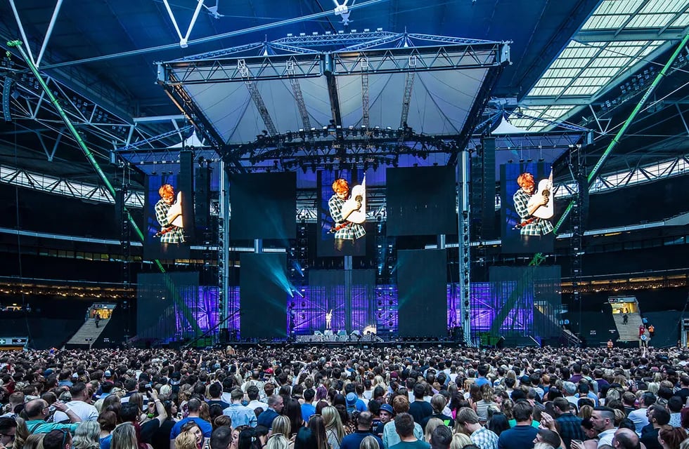 Ed Sheeran llenó el icónico estadio de Wembley en 2015.