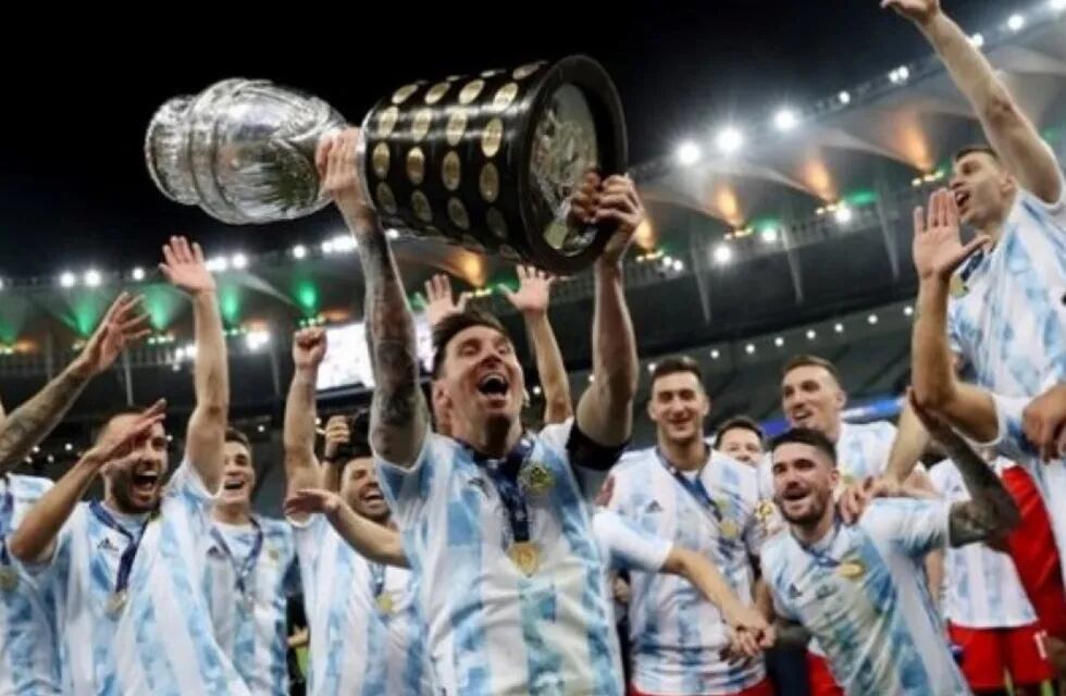 La Selección Argentina de Leo Messi, campeona de América.