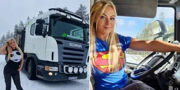 Historia viral: es camionera y gana 5 mil euros al mes por subir videos a YouTube