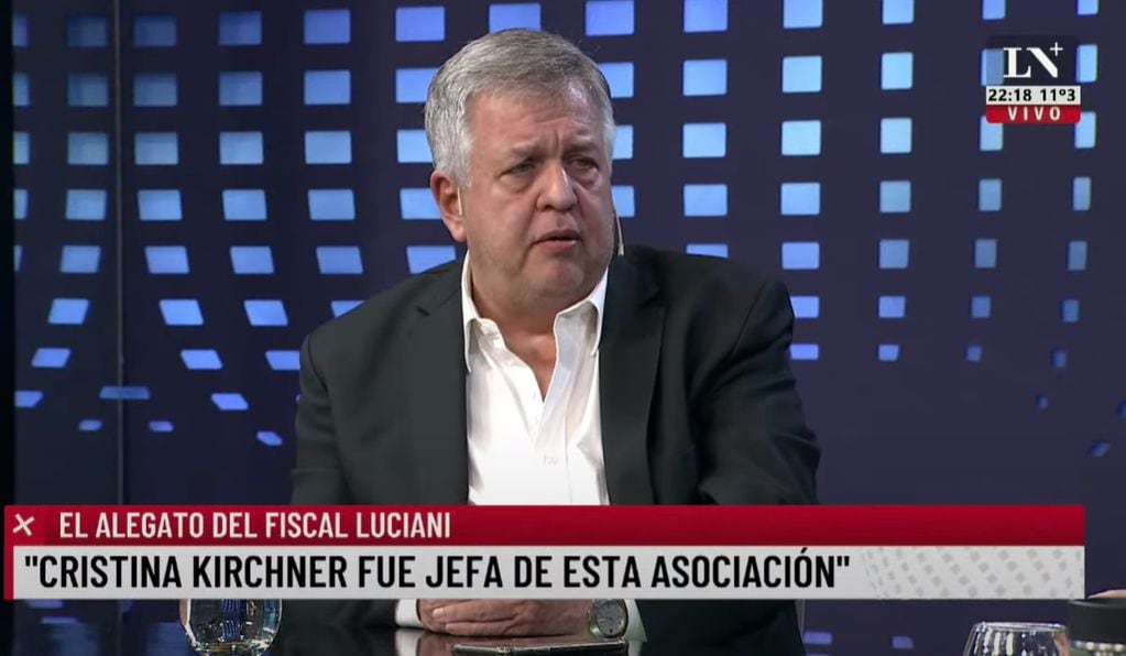 El fiscal Carlos Stornelli expresó su preocupación por la seguridad de Diego Luciani (LN+)