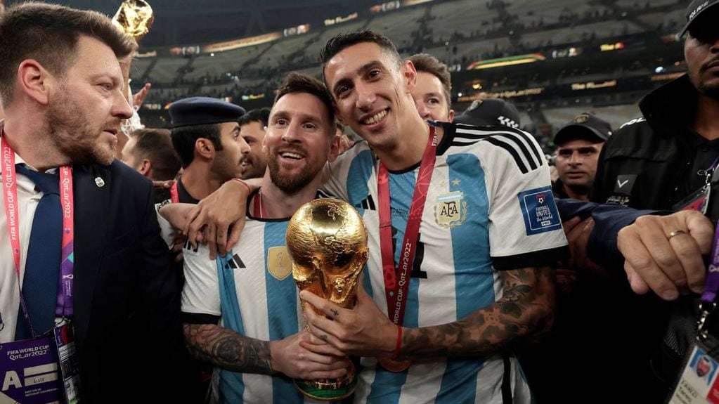 Lionel Messi y Ángel Di María ganaron la Copa del Mundo en Qatar.