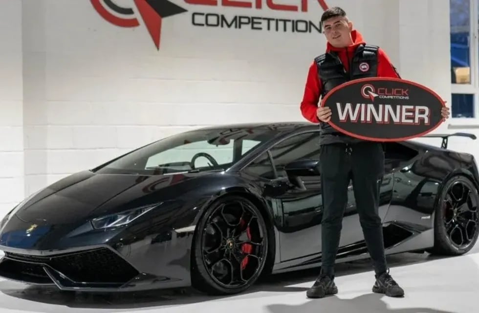 El joven pidió el premio del Lamborghini valuado en más de 150.000 euros.