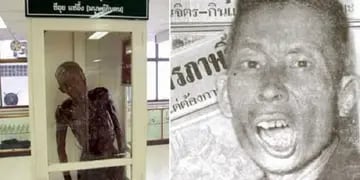 El caníbal era exhibido en un museo forense de Tailandia