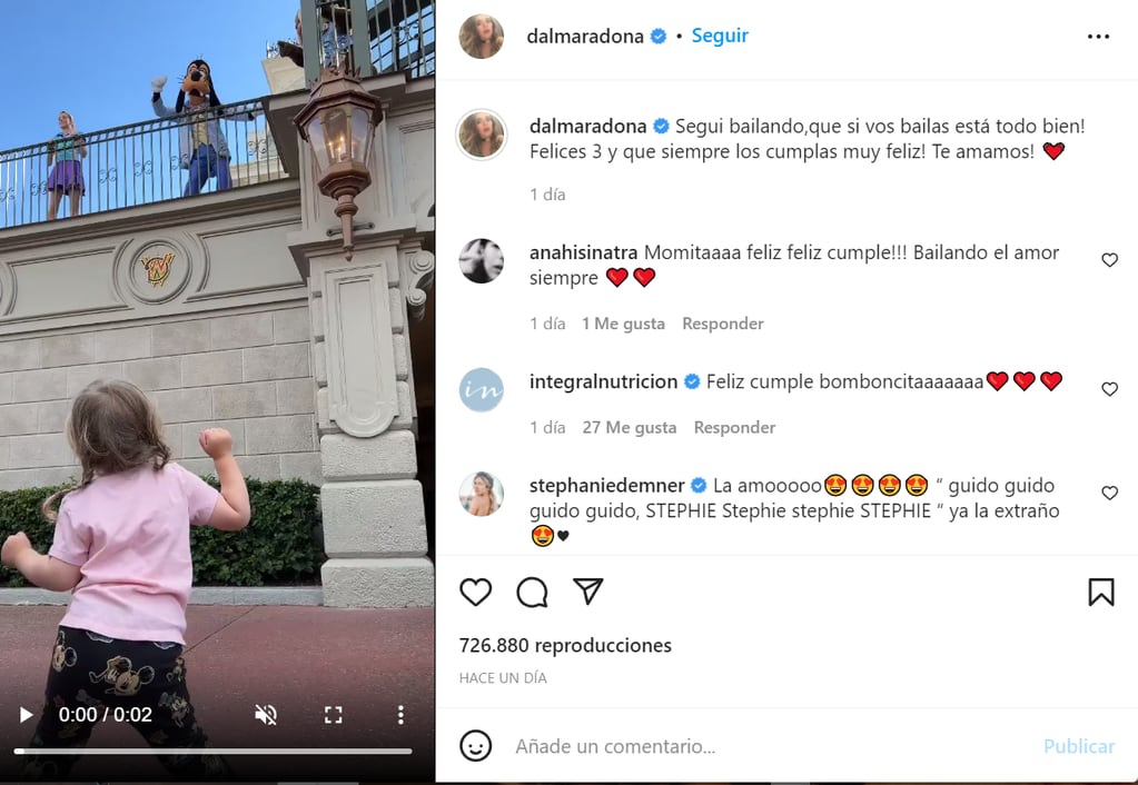 (Instagram Dalma Maradona)