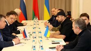 Ucrania y Rusia se reunieron en un palacio bielorruso
