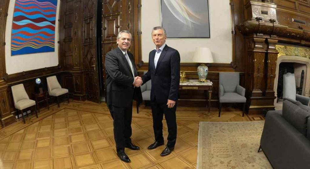 Juntos. Alberto Fernández y Mauricio Macri en 2019 (Presidencia de la Nación).