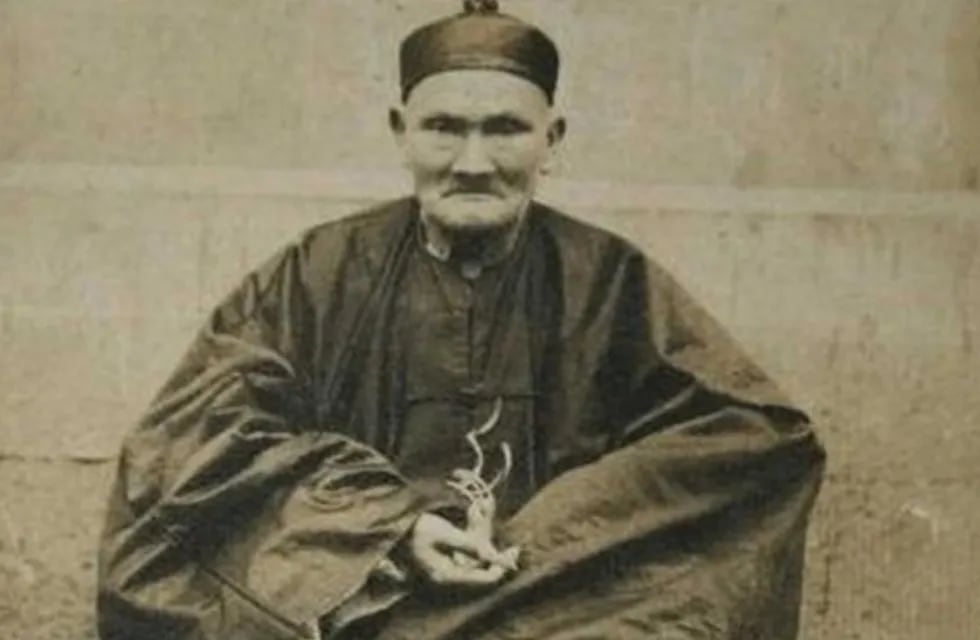 El hombre oriundo de China y que supuestamente vivió 256 años. Gentileza.