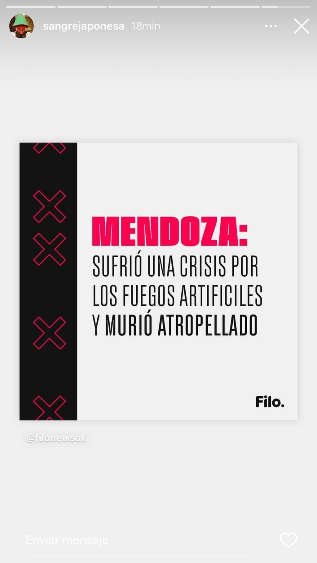 La China Suárez compartió la noticia de Mendoza.