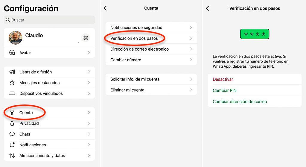 Cómo activar la función de verificación en dos pasos en iPhone para evitar que te roben la cuenta de WhatsApp