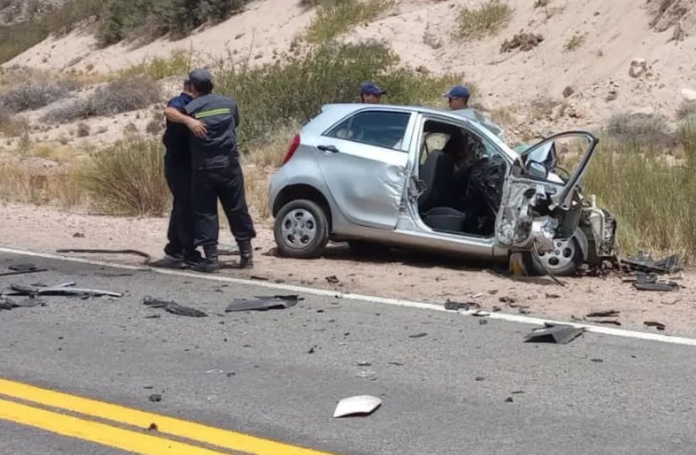 Una turista chilena chocó de frente contra un camión y murió.