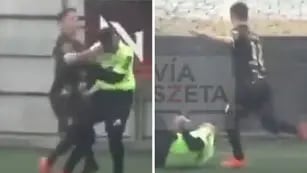 Brutal agresión a un árbitro en torneo barrial de Avellaneda: un jugador le pateó la cabeza