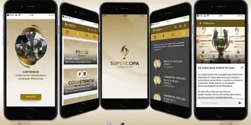 La app de la Supercopa le permitirá a los asistentes al partido interactuar y ganar premios.