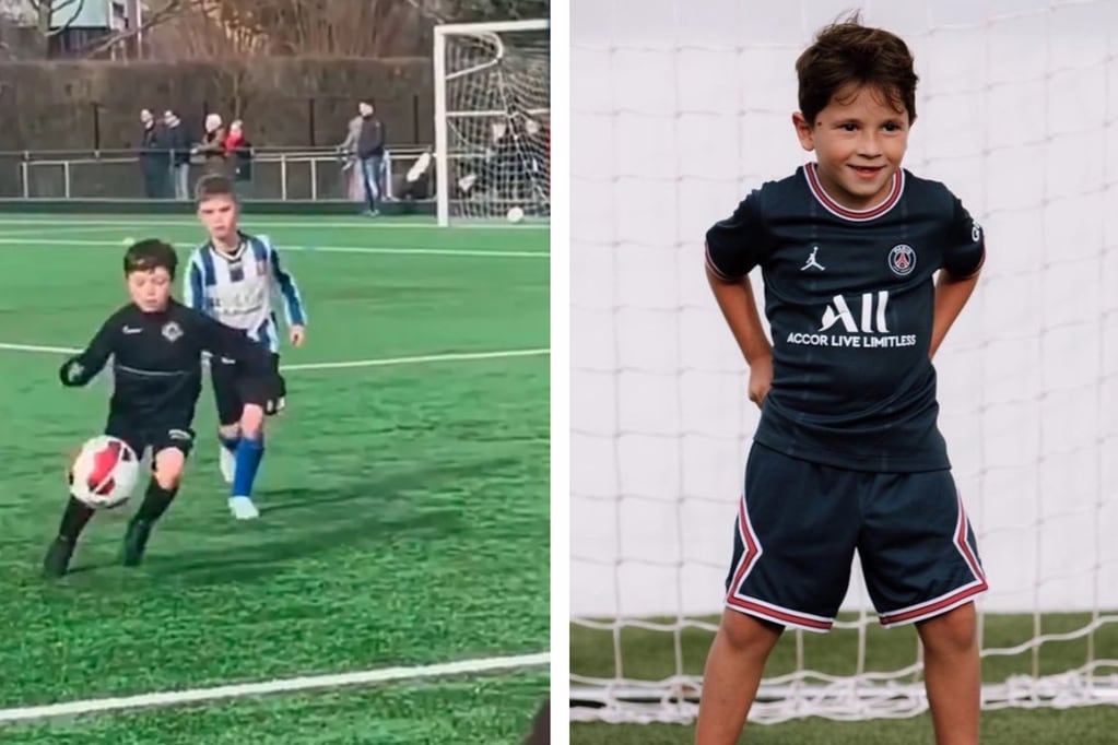 Mateo Messi fue confundido con un joven neerlandés