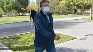 Vacunación del gobernador Rodolfo Suarez