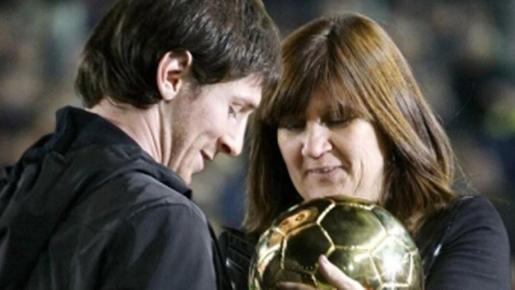 Messi y su mamá, Celia.