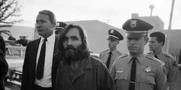 Charles Manson durante su detención.