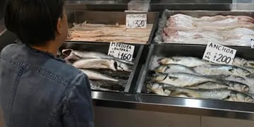 Sin vender. El precio del pescado y frutos del mar ha tenido fuertes incrementos durante el último año, en algunos casos más del 100%. José Gutiérrez / Los Andes