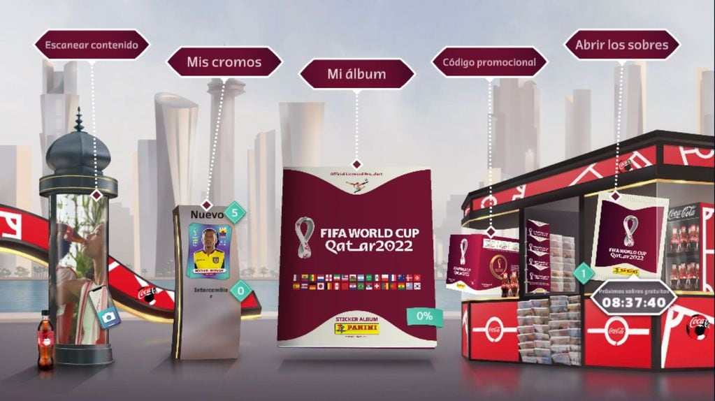 Salieron nuevos códigos del álbum virtual Panini Qatar 2022 (Web)